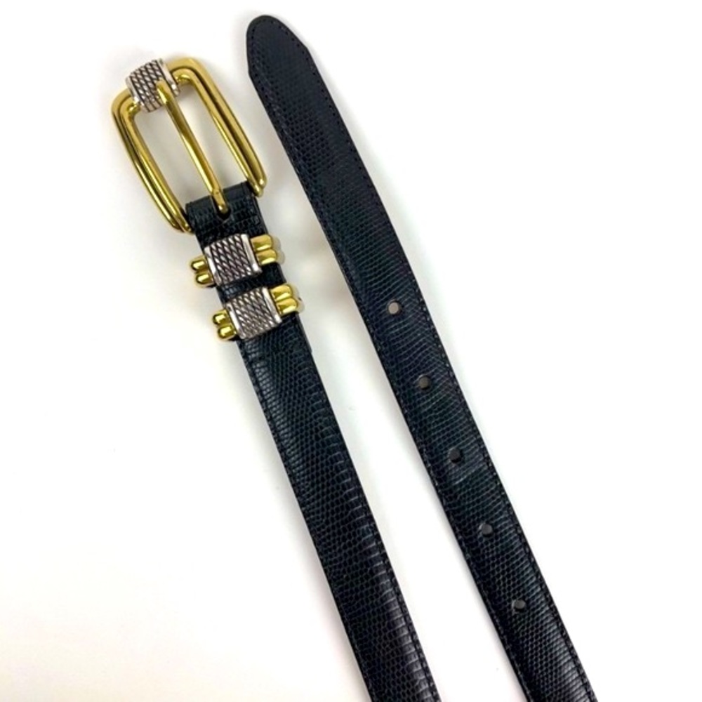 BRIGHTON CLASSICS COLLECTION GOLD AND BLACK BELT